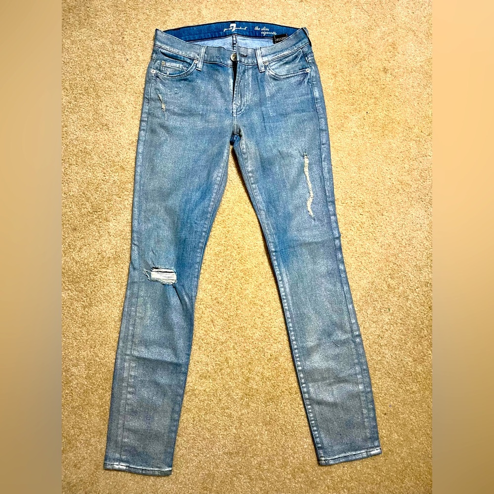 7 for all Mankind, slim cigarette jeans, NWOT